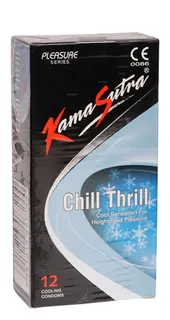 Kama Sutra Chill Thrill Condoms, 12 Pieces