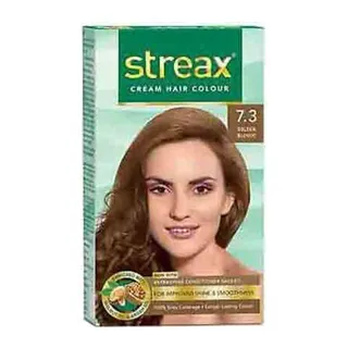 Streax Hair Colour Cream - 7.3 Golden Blonde
