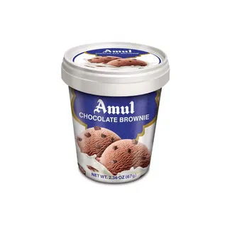Amul Chocolate Brownie Ice Cream, 125ml