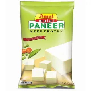 Amul Malai Diced Frozen Paneer, 1kg