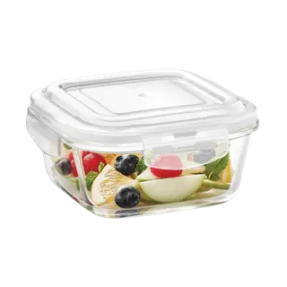 Borosil Microwavable Square Storge, 800ml