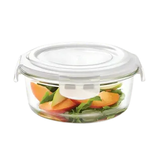 Borosil Klip N Store Rectangular Glass Container, 400ml