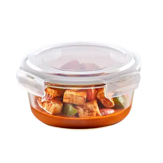 Borosil Klip N Store Rectangular Glass Container, 240ml