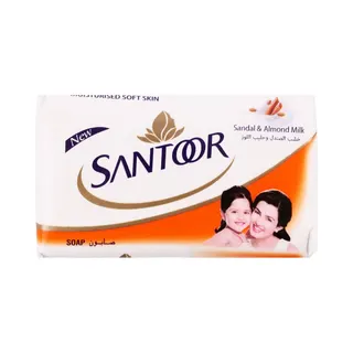 Santoor Soap Sandal & Almond Milk 125 g
