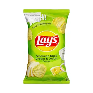 Lay's American Style Cream & Onion Flavor Chips, 82g