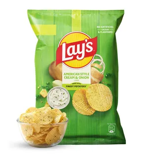 Lay's American Style Cream & Onion Potato Chips, 48g
