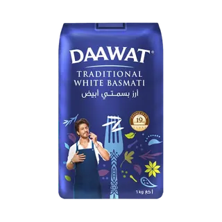 DAAWAT TRADITIONAL BASMATI RICE 1 KG
