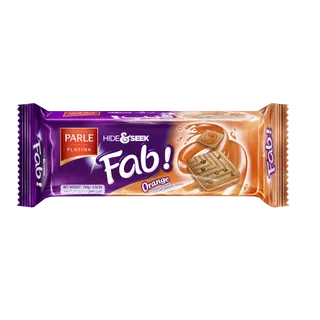 Parle Hide N Seek Fab Orange Biscuits, 75g