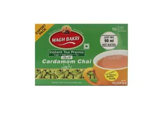 Wagh Bakri Unsweetened Cardamom Instant Tea Premix, 140g