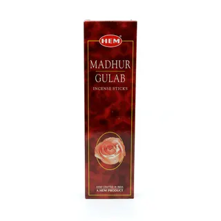 Hem Incense Sticks Madhur Gulab 135g/100Pieces