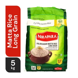 Nirapara Silky Sortex Matta Rice Long Grain 5 Kg