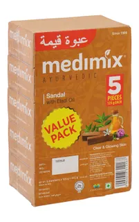 Medimix Ayurvedic Sandal Soap 5x125g (Value Pack)