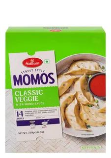 Haldiram's Street Style Veggie Momos, 350g