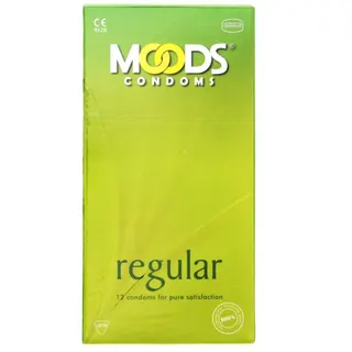 Moods Regular Condoms, 12 Pieces