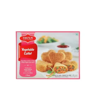 Bikaji Vegetables Cutlet, 6 Pieces