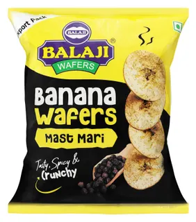 Balaji Mast Mari Salted Banana Wafers, 150g