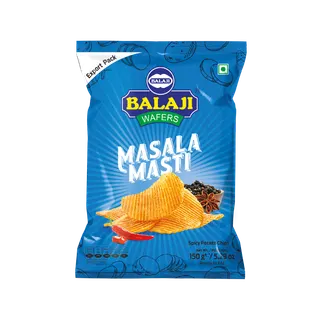 Balaji Masala Masti Spicy Potato Chips, India, 150g