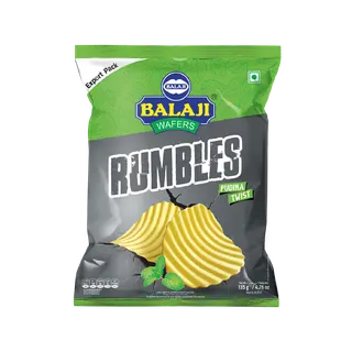 Balaji Wafers Rumbles Pudina Twist, India, 135g