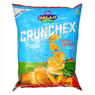 Balaji Crunchex Chilli Tadka Chips, 135g