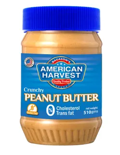 American Harvest Creamy Peanut Butter 510 g