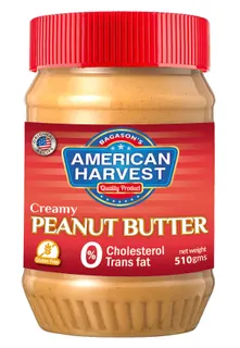 American Harvest Crunchy Peanut Butter, 510g