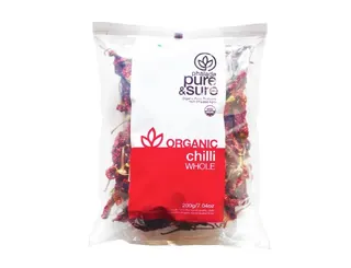 Pure & Sure Organic Chilli Whole 200 g