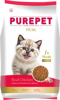 PurePet Peak Real Chicken Kitten Food, 1kg
