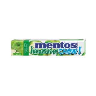 Mentos Incredible Green Apple Chew Candy, 45g