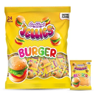 Candyland Burger Jelly Tutty Fruity Pack, 15x14g