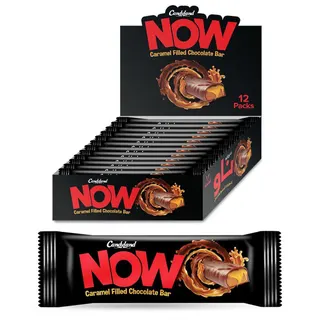 Candyland Now Caramel Filled Chocolate Bar Pack, 12x30g
