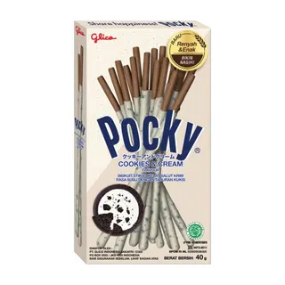 Pocky Cookies & Cream Sticks, 40g