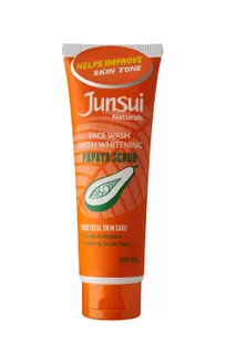 Junsui Naturals Papaya Scrub Face Wash, 100g