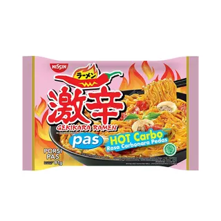 Nissin Gekikara Pas Hot Carbonara Ramen, 81g