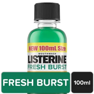 Listerine Fresh Burst Mouthwash, 100ml