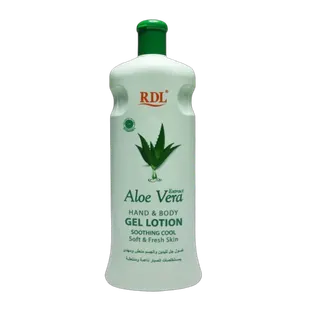 Rdl Aloe Vera Extract Hand & Body Gel Lotion, 600ml