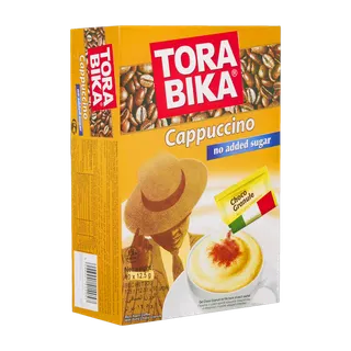 Tora Bika Cappuccino Intsant Coffee - No added Sugar, 10x12.5g