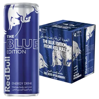 Red Bull Energy Drink Blueberry, 4x250ml
