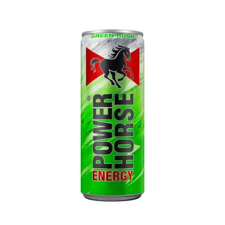 Power Horse Green Rush Energy Drink Can, 250ml