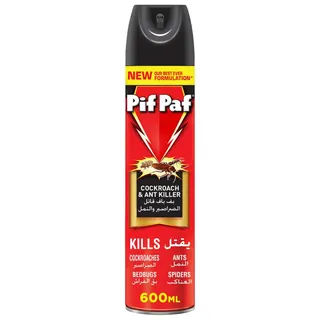 Pif Paf Cockroach & Ant Killer Spray, 600ml
