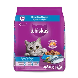 Whiskas Ocean Fish Dry Food Bag, 480g