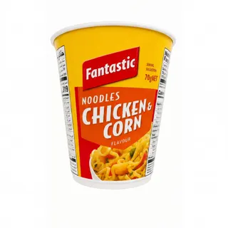 Fantastic Instant Noodle Cup Chicken & Corn Flavor, 70g