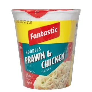 Fantastic Instant Noodle Cup Prawn & Chicken Flavor, 70g