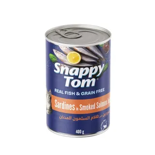 Snappy Tom Sardines in Smoked Salmon Jelly 400 g
