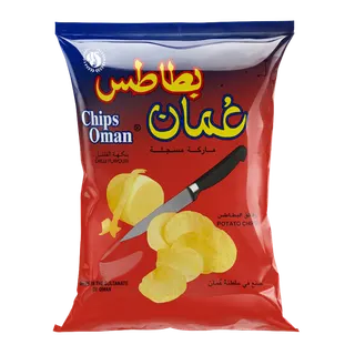 Chips Oman Chili Flavored Potato Chips, 50g