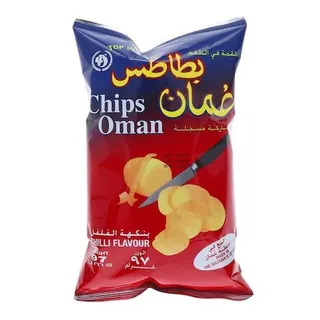 Chips Oman Chili Flavored Potato Chips, 97g