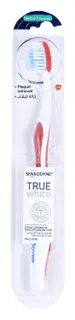 Sensodyne True White & Red Medium Toothbrush for Sensitive Teeth, 1 Piece