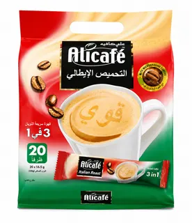 Alicafe 3in1 Italian Roast Instant Coffee, 20x16.5g