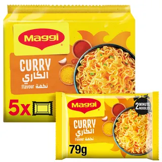 Maggi 2 Minute Curry Noodles, 5x79g