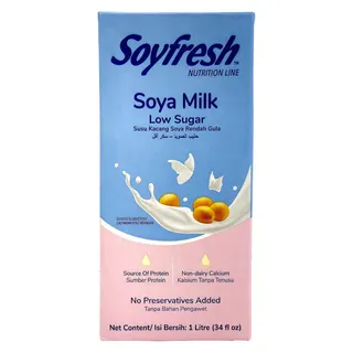 Soyfresh UHT Low Sugar Soya Milk, 1L