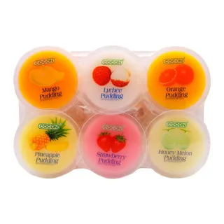 Cocon Assorted Pudding, 6x80g